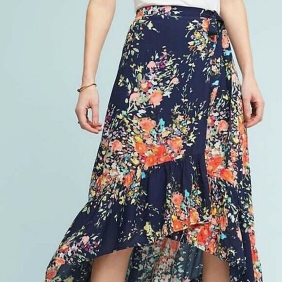 Anthropologie On The Road Rae Medium High Low Skirt - Picture 4 of 5